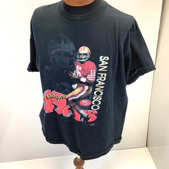 Vintage San Francisco 49ers Joe Montana XL Mens Shirt Salem Sportswear USA - Picture 1 of 5